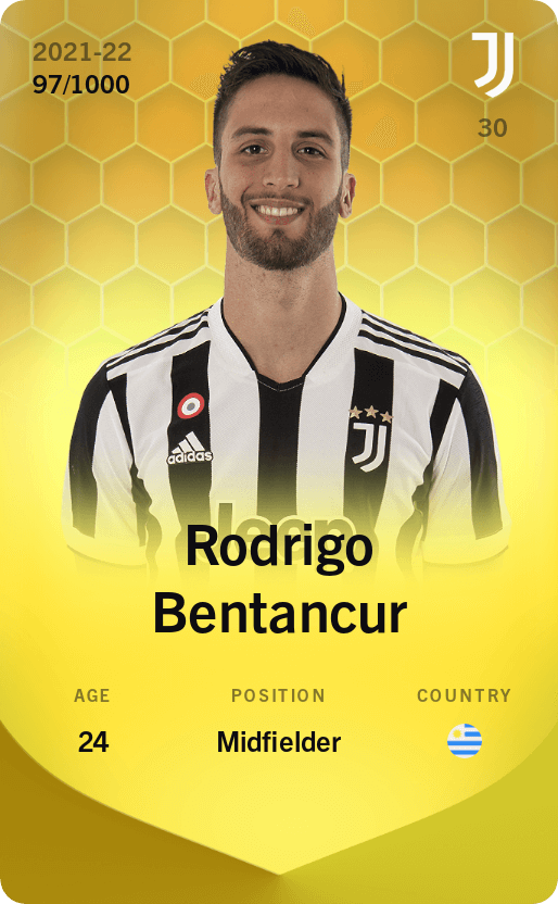 Rodrigo Bentancur 2021-22 • Limited 97/1000