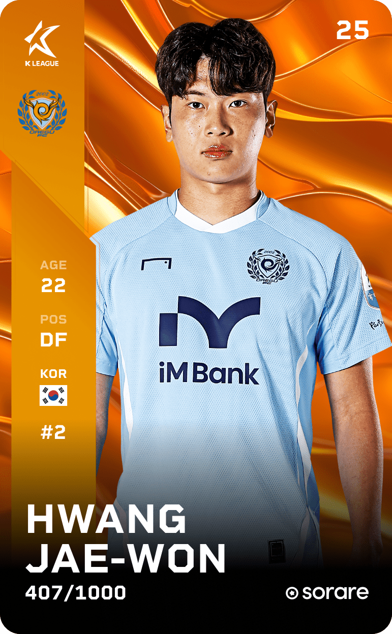 Hwang Jae-Won 2025-26 • Limited 407/1000