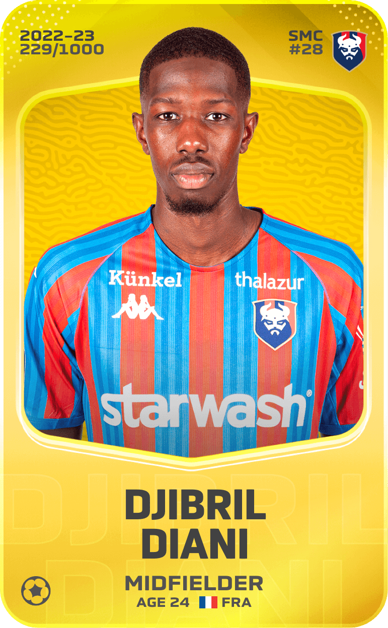 Djibril Diani 2022-23 • Limited 229/1000