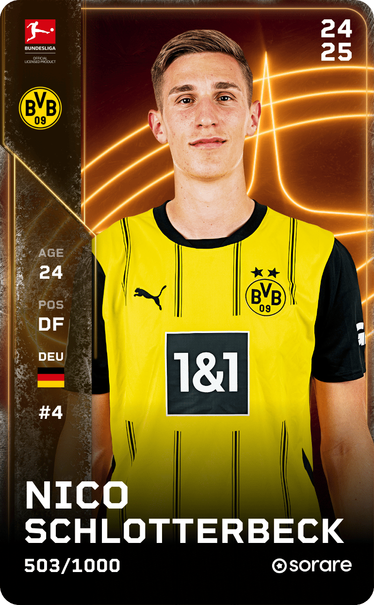 Nico Schlotterbeck 2024-25 • Limited 503/1000