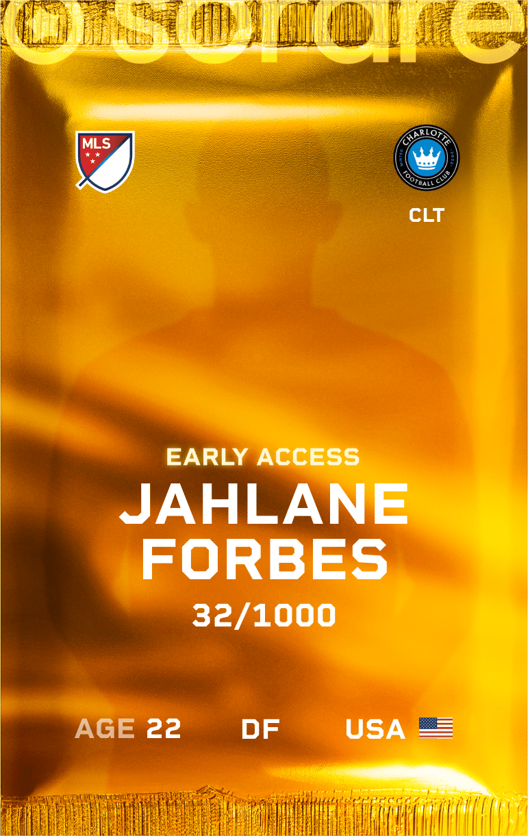 Jahlane Forbes 2025-26 • Limited 32/1000