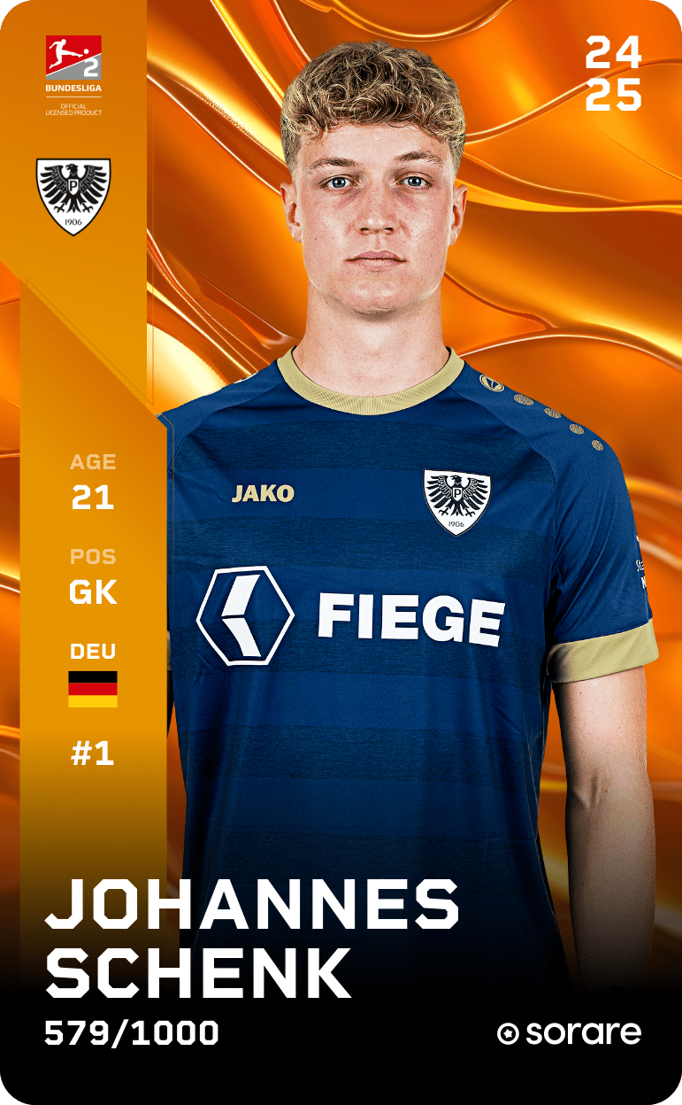 Johannes Schenk 2024-25 • Limited 579/1000