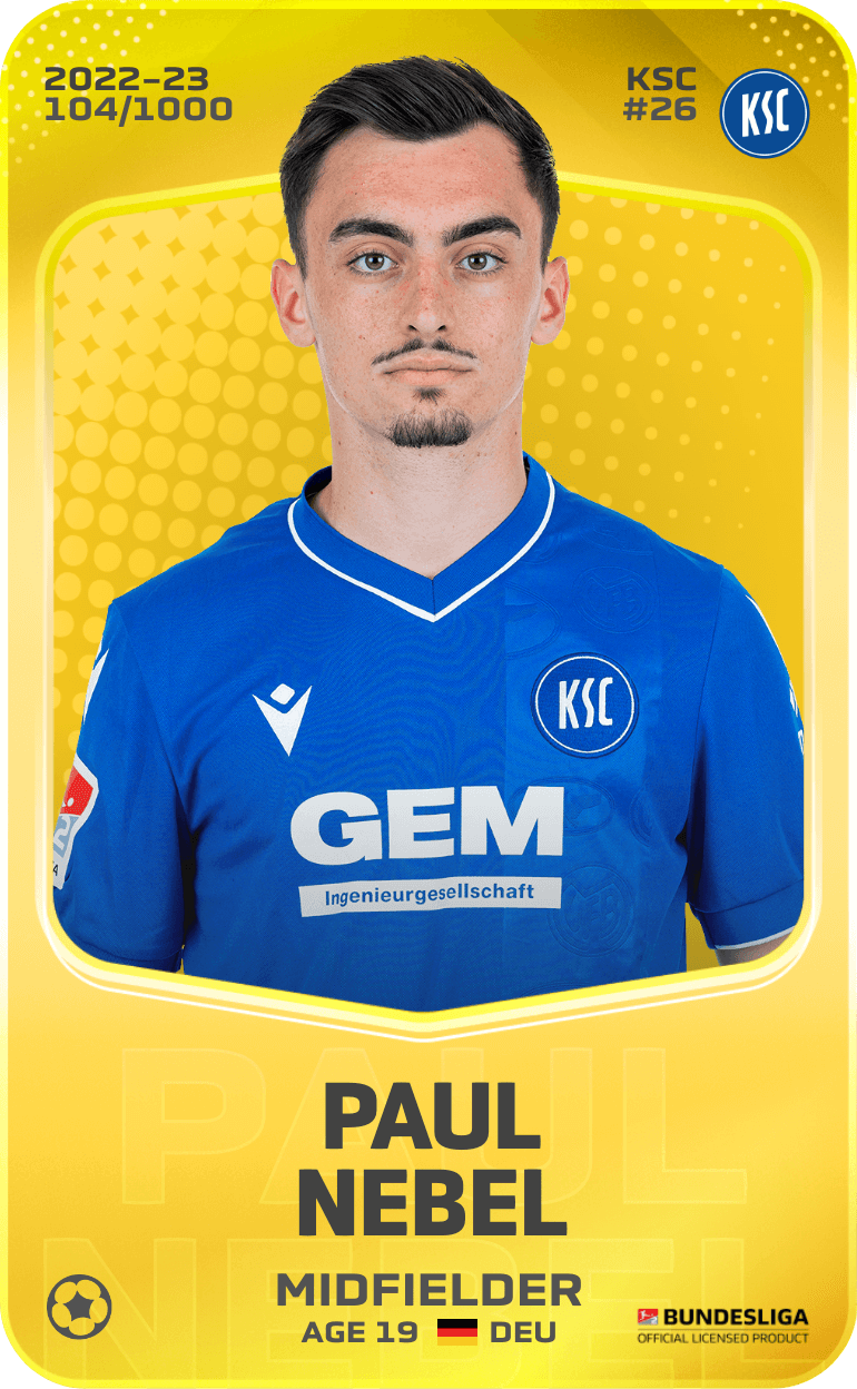 Paul Nebel 2022-23 • Limited 104/1000