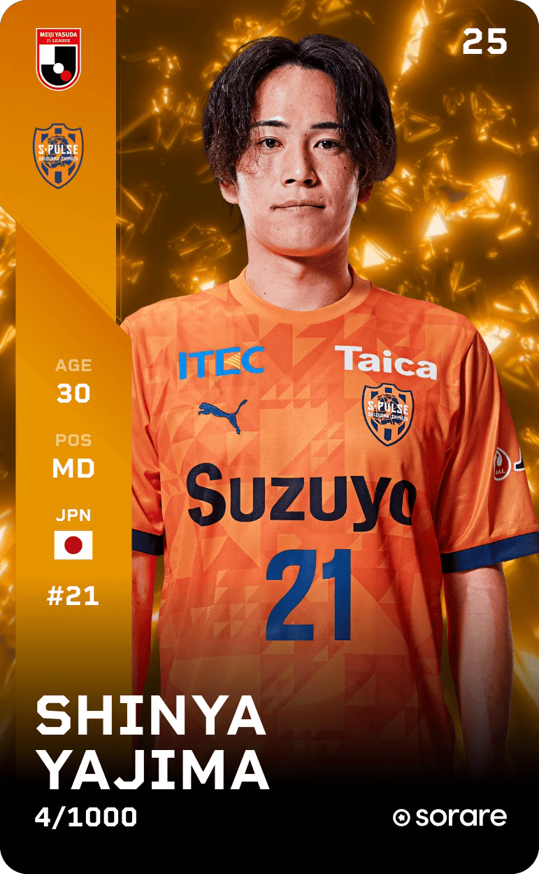 Shinya Yajima 2025-26 • Limited 4/1000