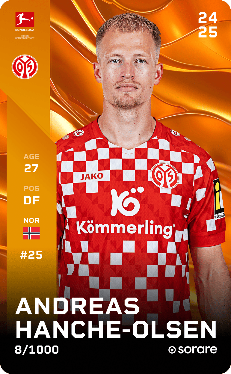 Andreas Hanche-Olsen 2024-25 • Limited 8/1000