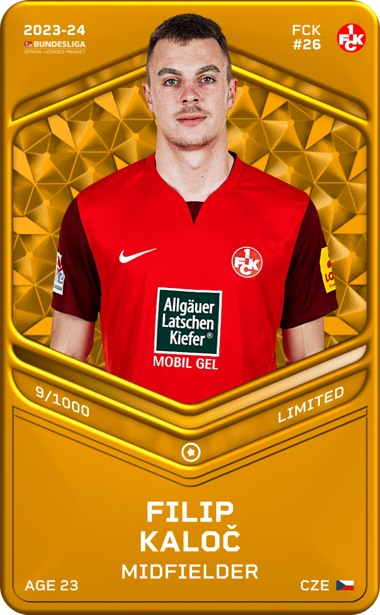 Filip Kaloč 2023-24 • Limited 9/1000
