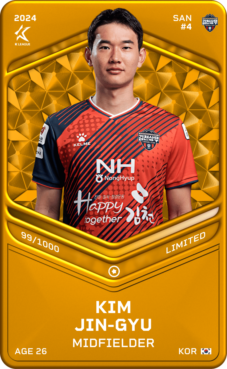 KIM JIN-GYU 2024-25 • Limited 99/1000