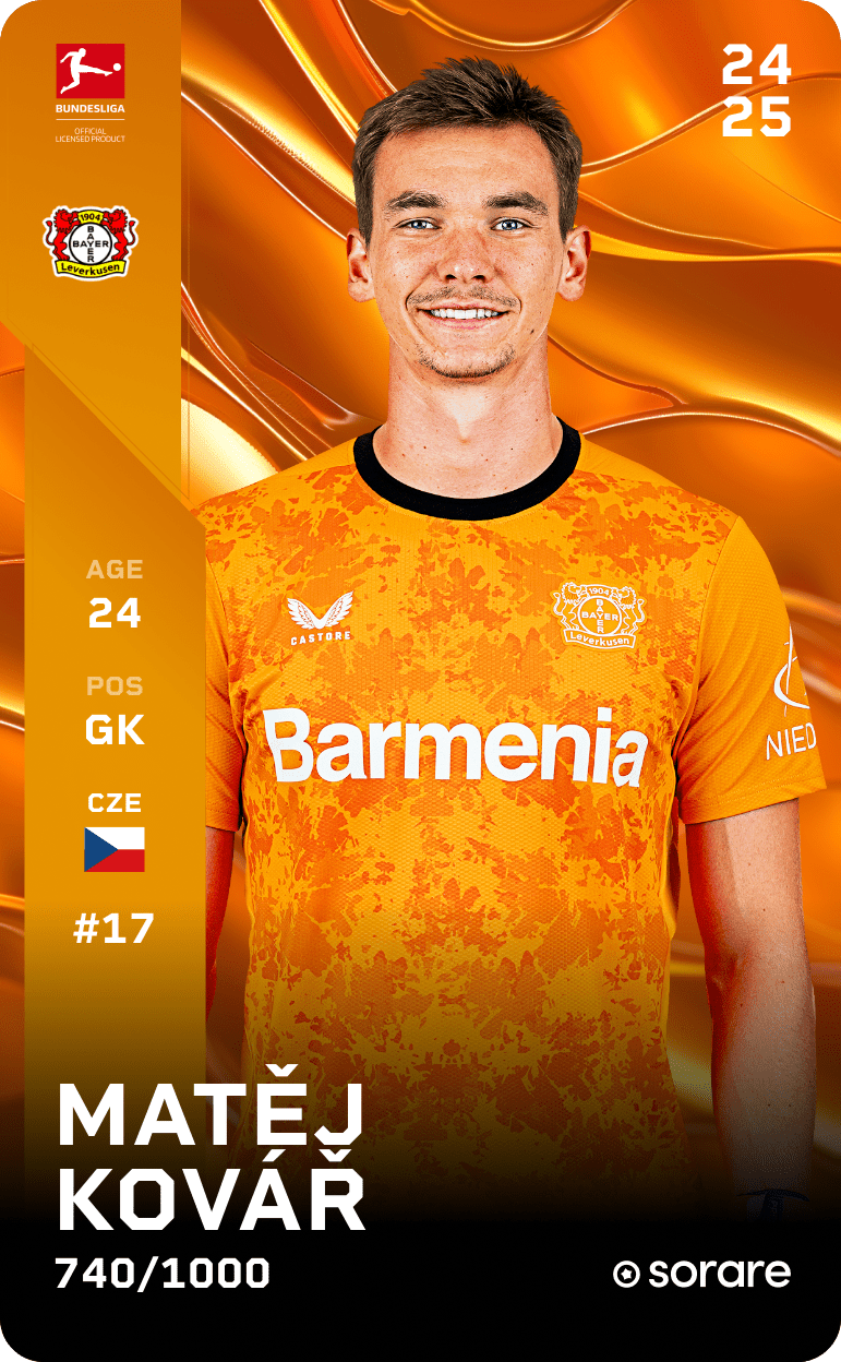Matěj Kovář 2024-25 • Limited 740/1000