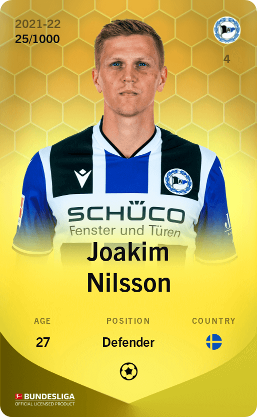 Joakim Nilsson 2021-22 • Limited 25/1000