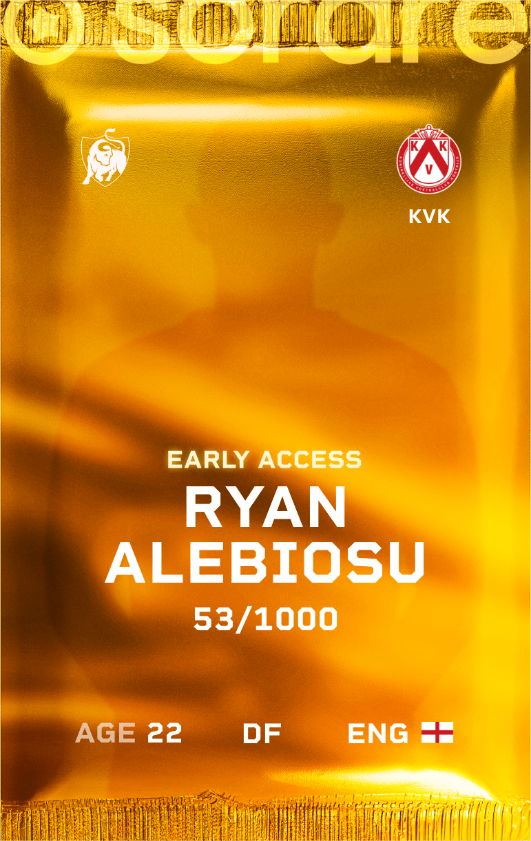 Ryan Alebiosu 2024-25 • Limited 53/1000