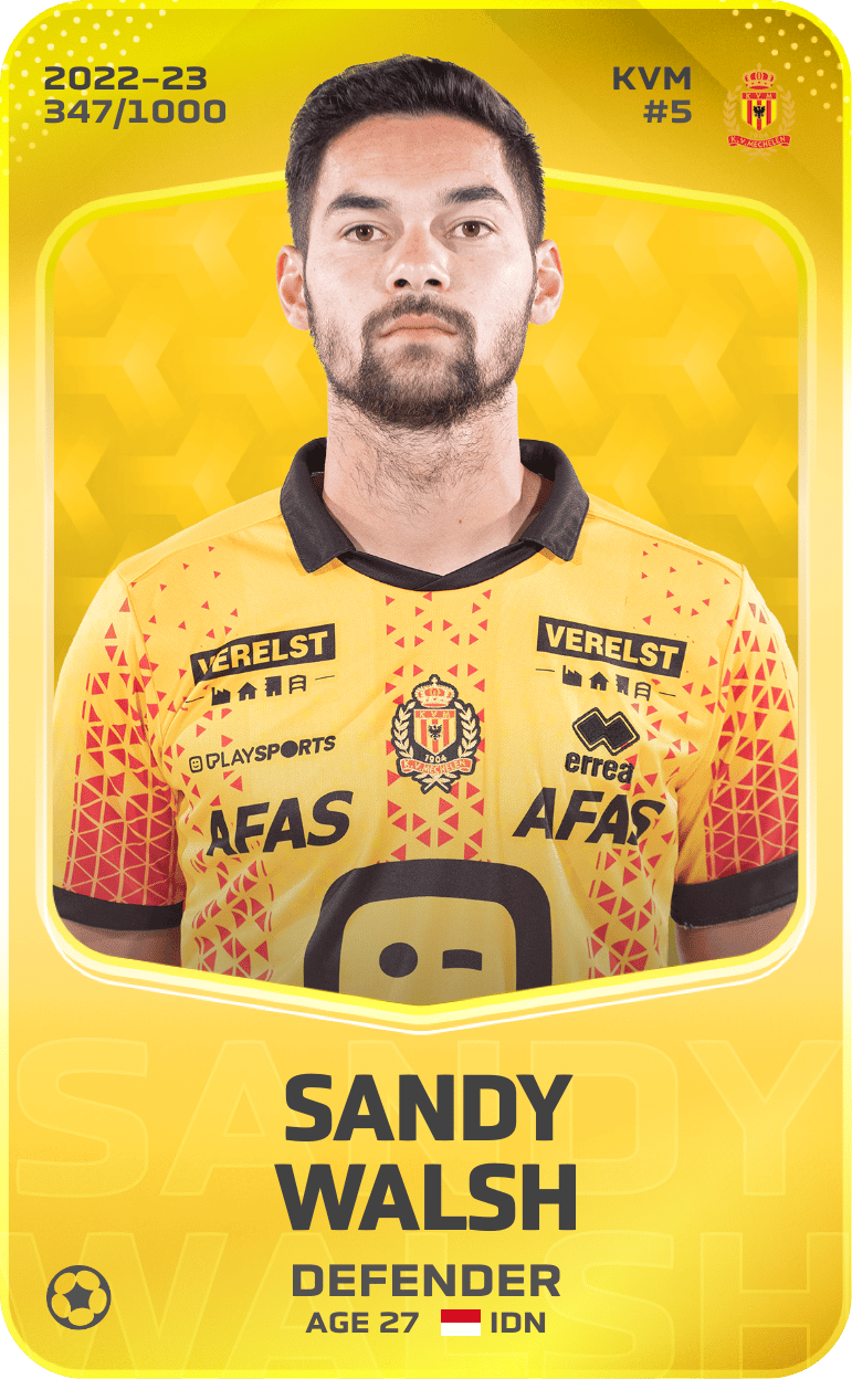 Sandy Walsh 2022-23 • Limited 347/1000