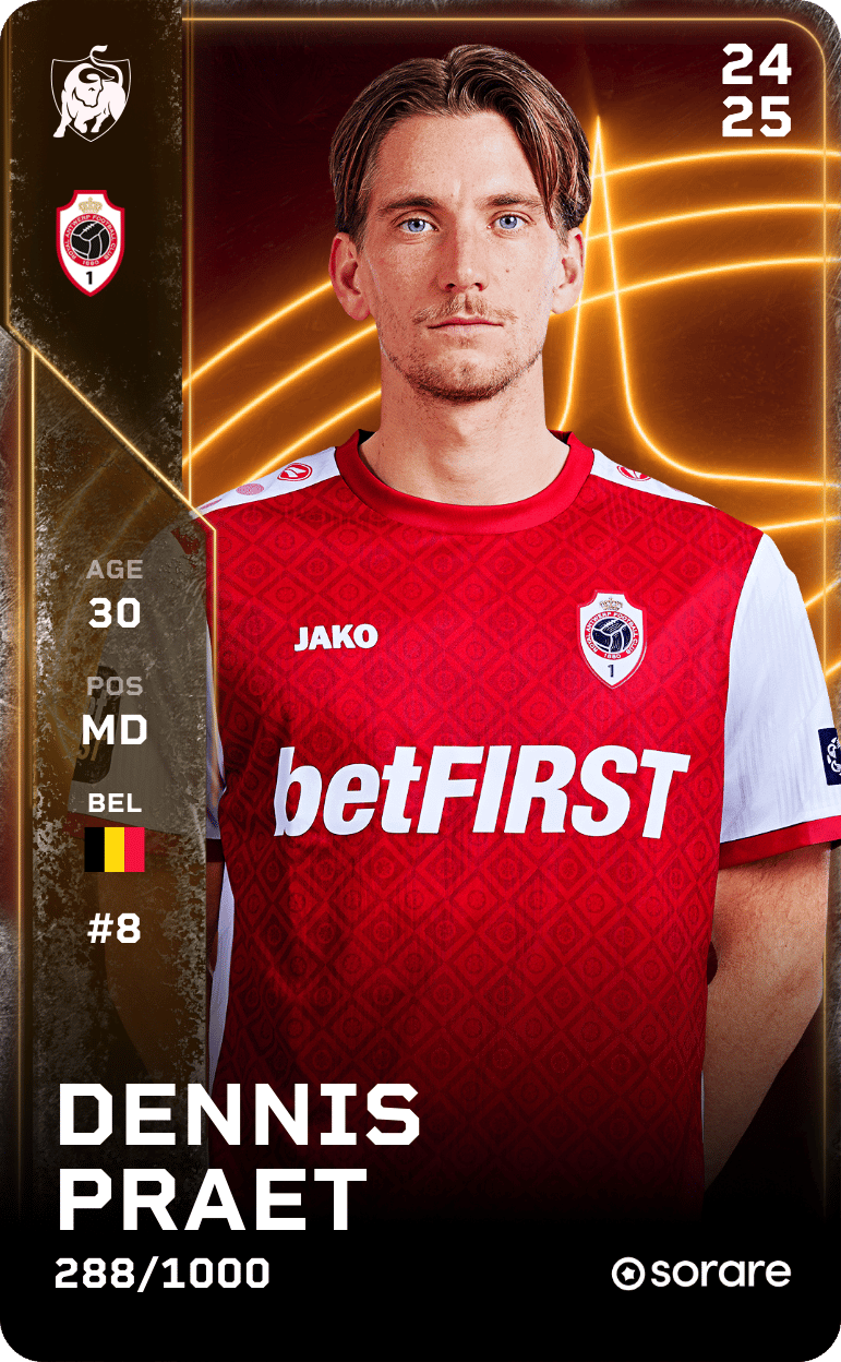 Dennis Praet 2024-25 • Limited 288/1000