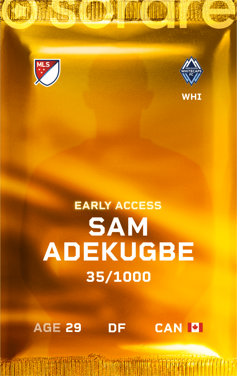 Samuel Adekugbe 2025-26 • Limited 35/1000