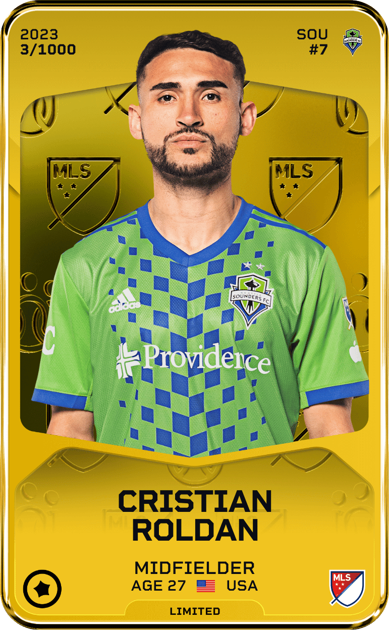Cristian Roldan 2023-24 • Limited 3/1000