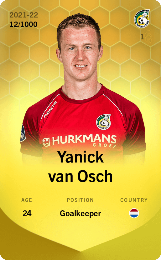 Yanick van Osch 2021-22 • Limited 12/1000