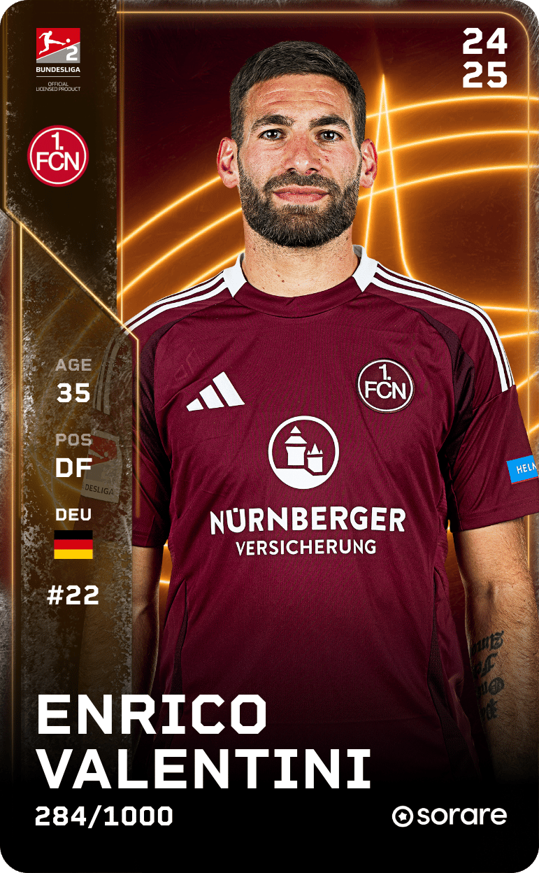 Enrico Valentini 2024-25 • Limited 284/1000