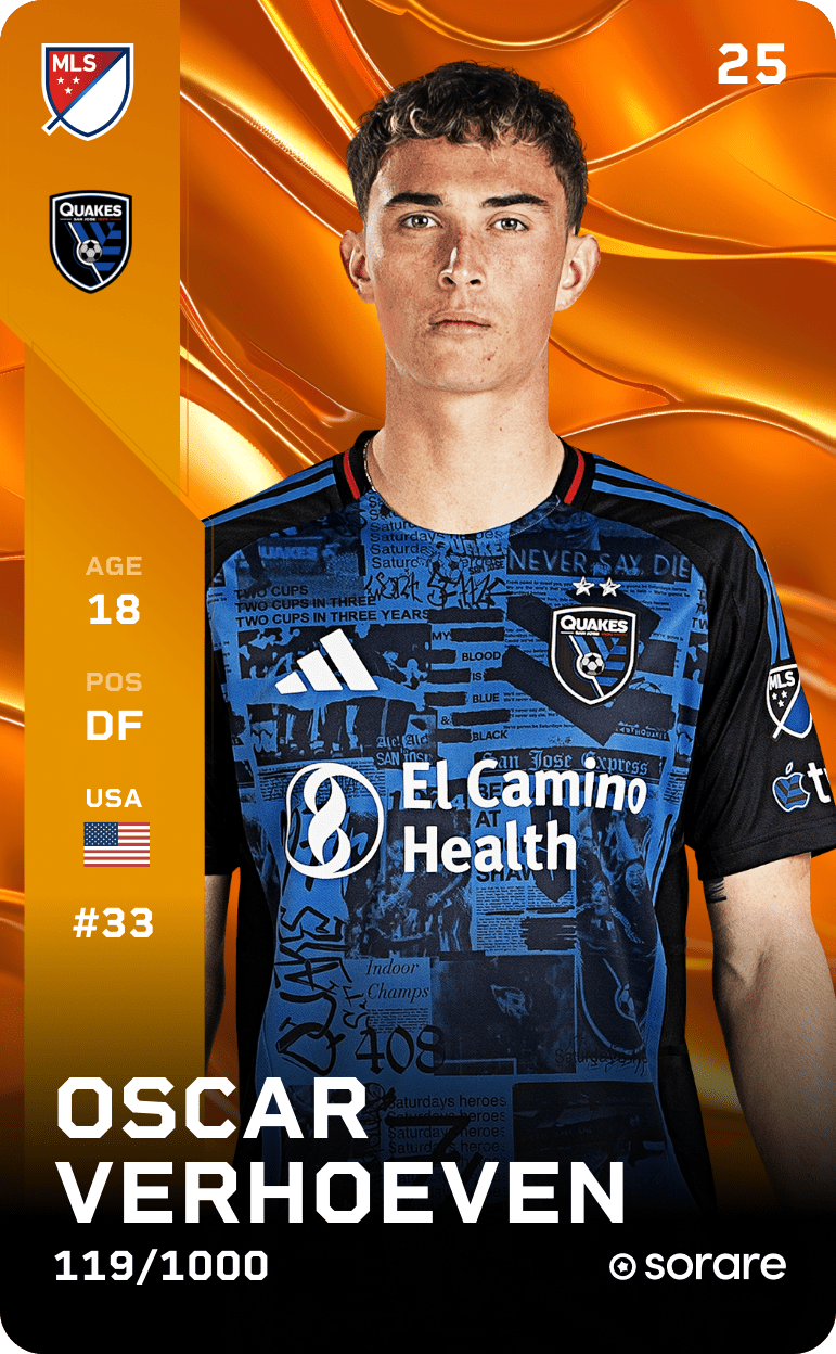 Oscar Verhoeven 2025-26 • Limited 119/1000