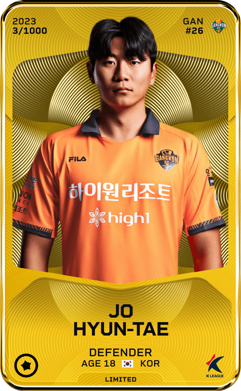 Jo Hyun-Tae 2023-24 • Limited 3/1000