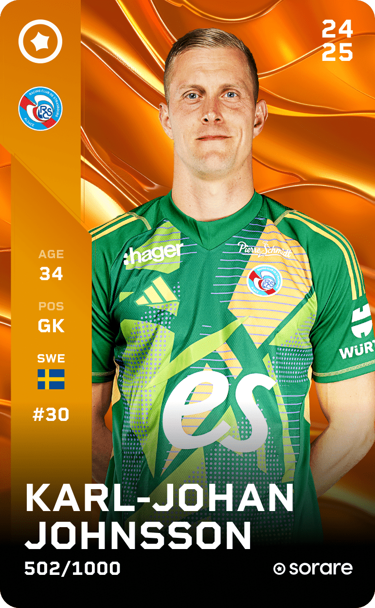 Karl-Johan Johnsson 2024-25 • Limited 502/1000
