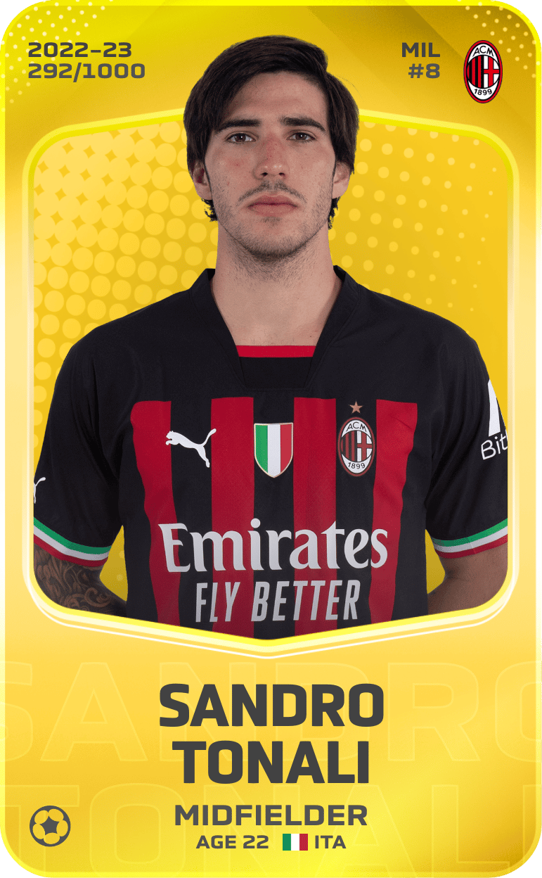 Sandro Tonali 2022-23 • Limited 292/1000