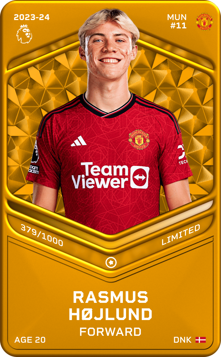 Rasmus Højlund 2023-24 • Limited 379/1000