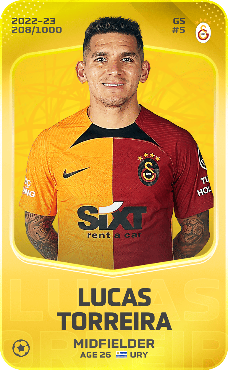 Lucas Torreira 2022-23 • Limited 208/1000