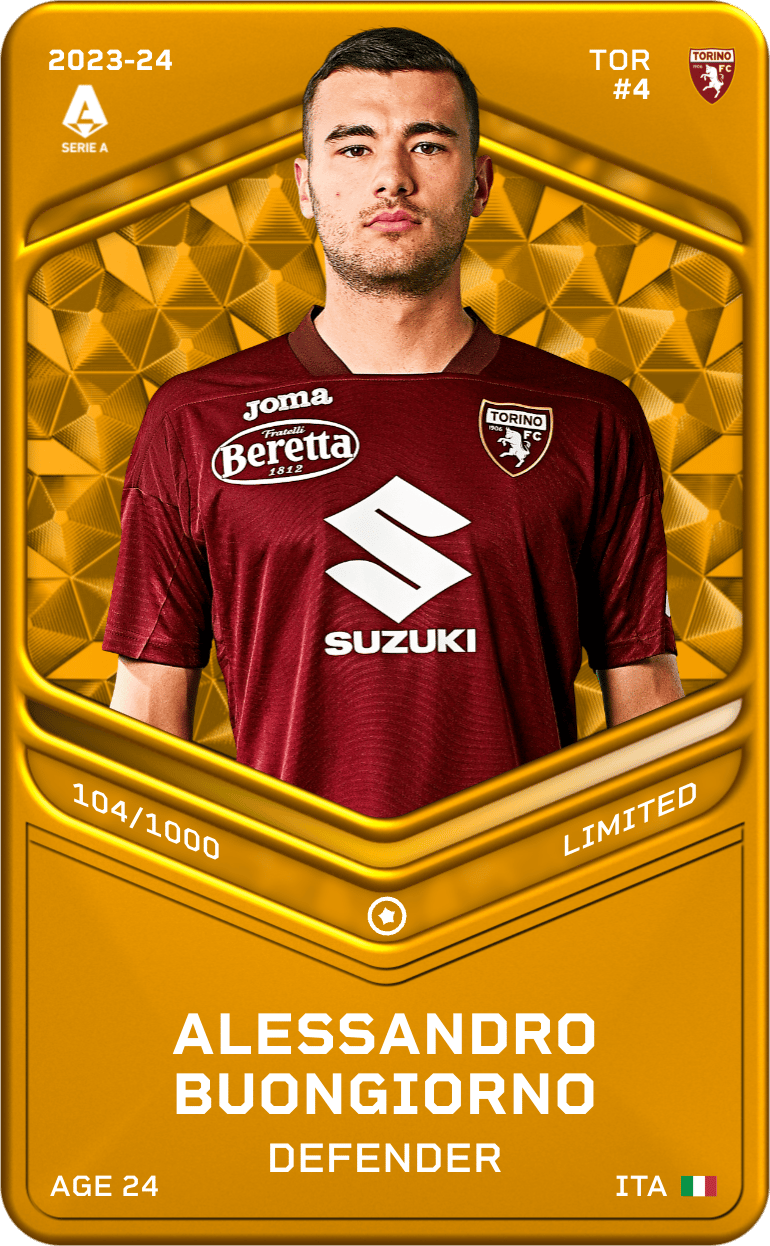 Alessandro Buongiorno 2023-24 • Limited 104/1000