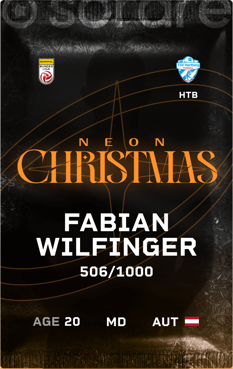 Fabian Wilfinger 2024-25 • Limited 506/1000