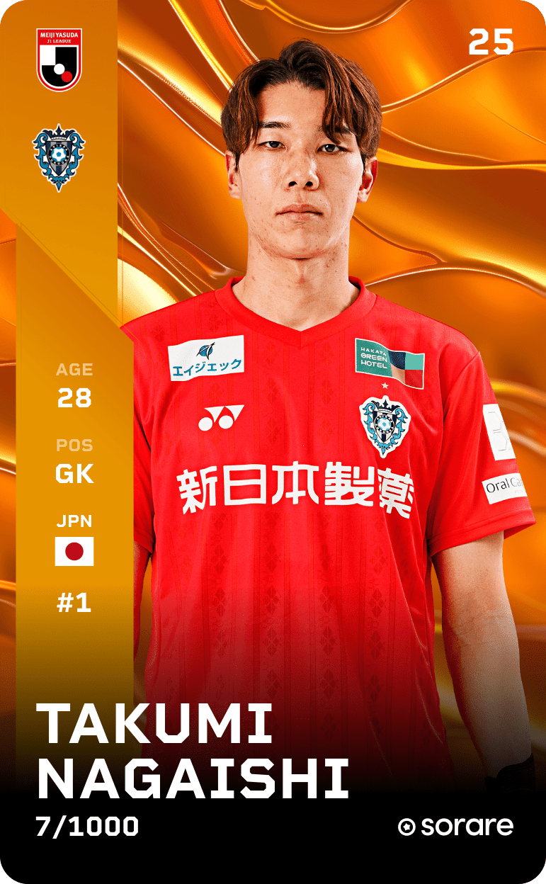 Takumi Nagaishi 2025-26 • Limited 7/1000