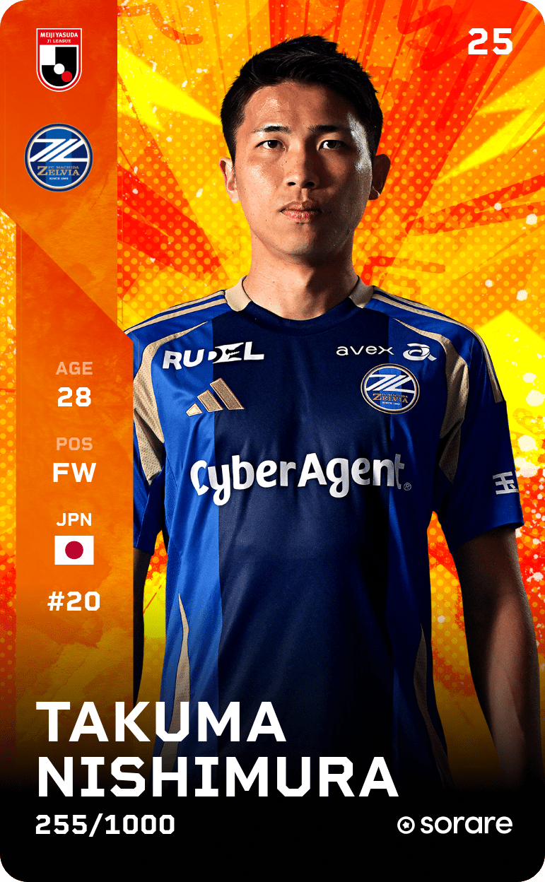 Takuma Nishimura 2025-26 • Limited 255/1000