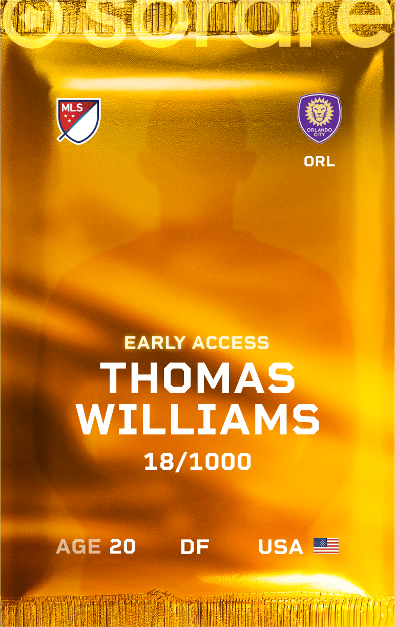 Thomas Williams 2025-26 • Limited 18/1000