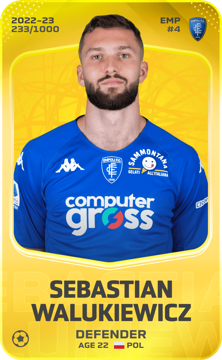 Sebastian Walukiewicz 2022-23 • Limited 233/1000