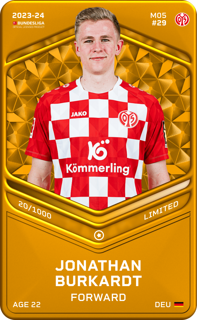 Jonathan Burkardt 2023-24 • Limited 20/1000