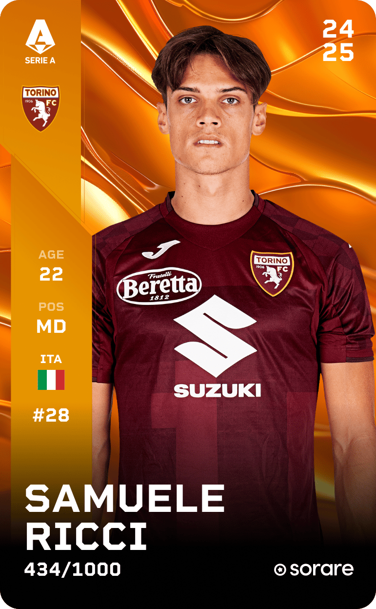 Samuele Ricci 2024-25 • Limited 434/1000