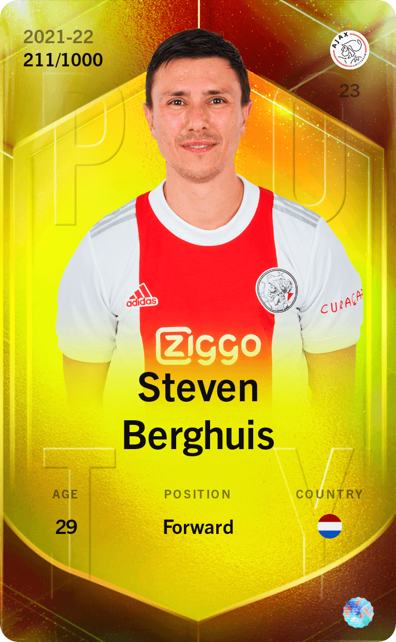 Steven Berghuis 2021-22 • Limited 211/1000