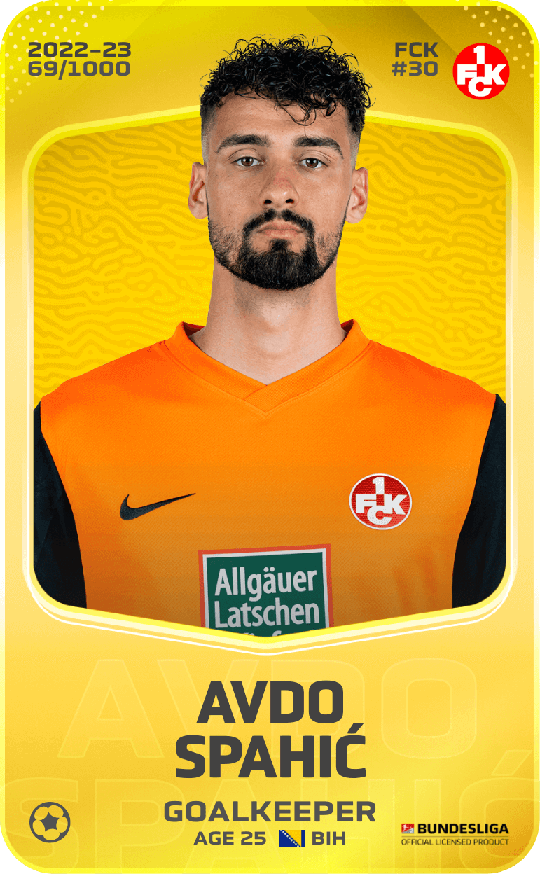 Avdo Spahić 2022-23 • Limited 69/1000