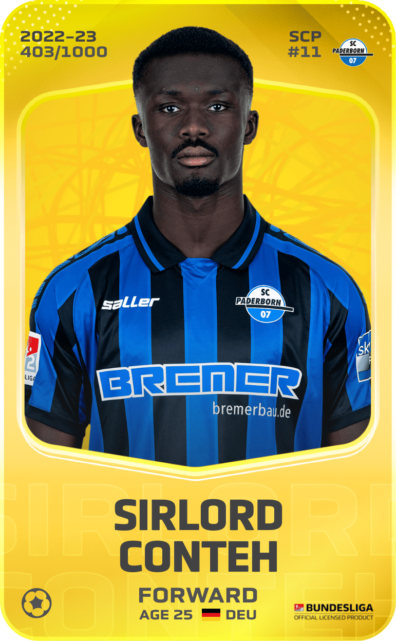 Sirlord Conteh 2022-23 • Limited 403/1000