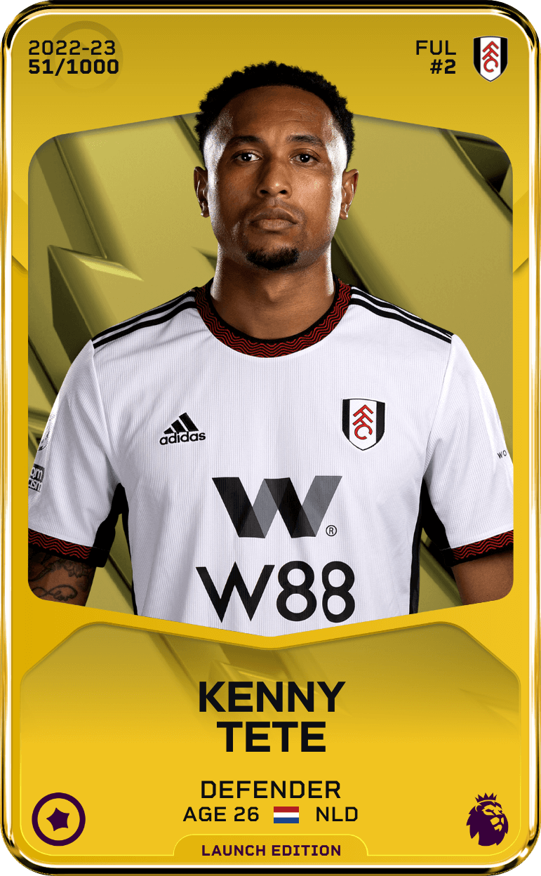 Kenny Tete 2022-23 • Limited 51/1000