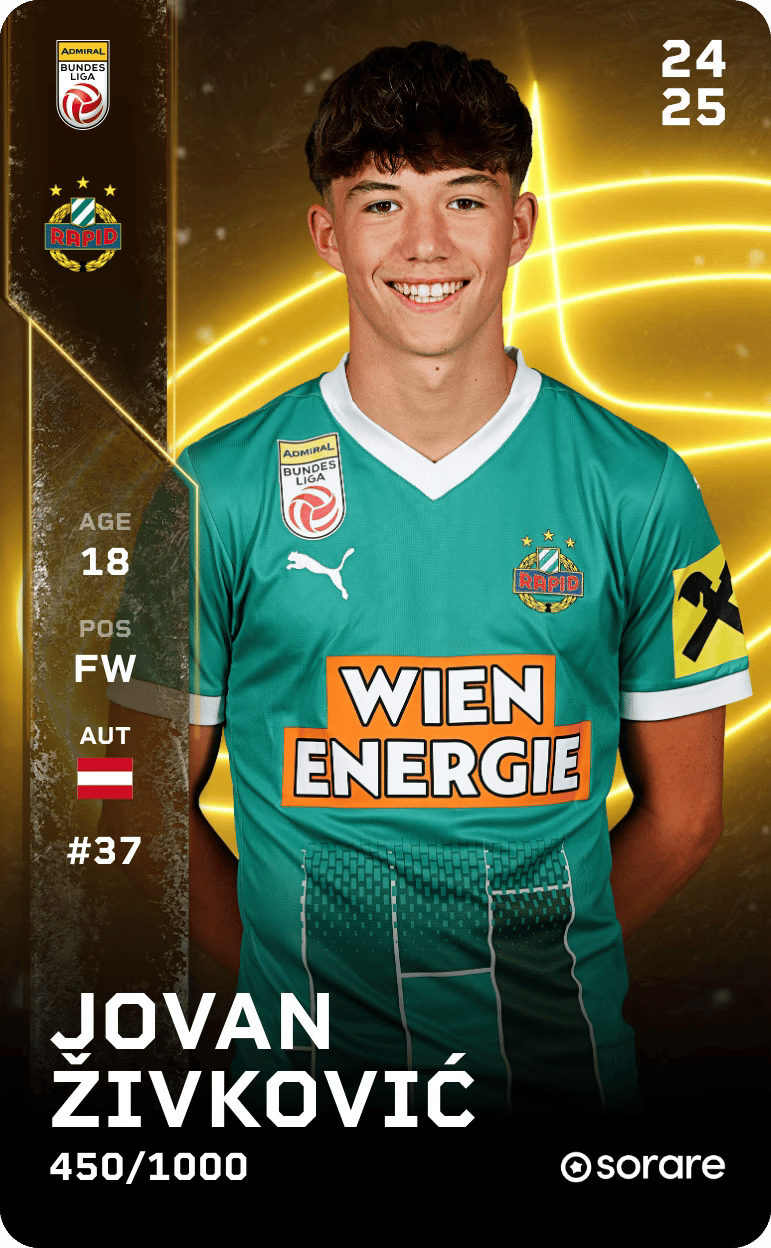Jovan Živković 2024-25 • Limited 450/1000