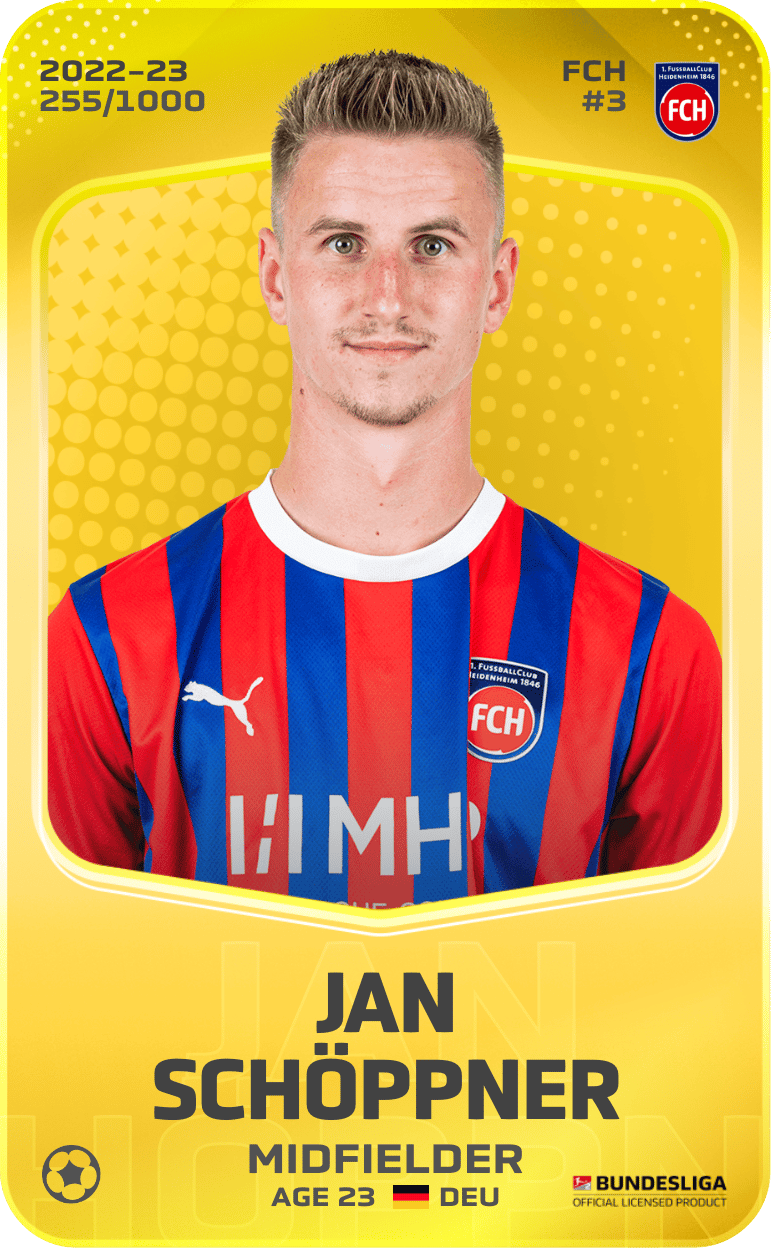Jan Schöppner 2022-23 • Limited 255/1000