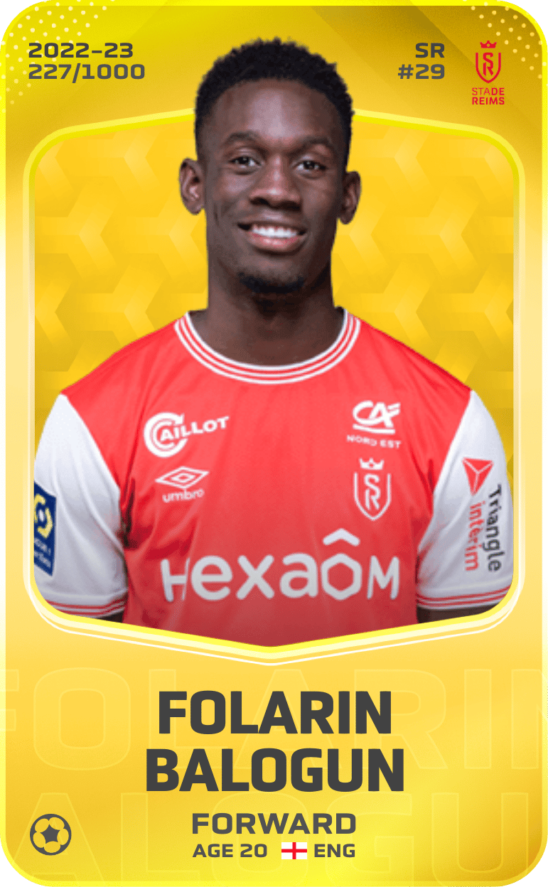 Folarin Balogun 2022-23 • Limited 227/1000