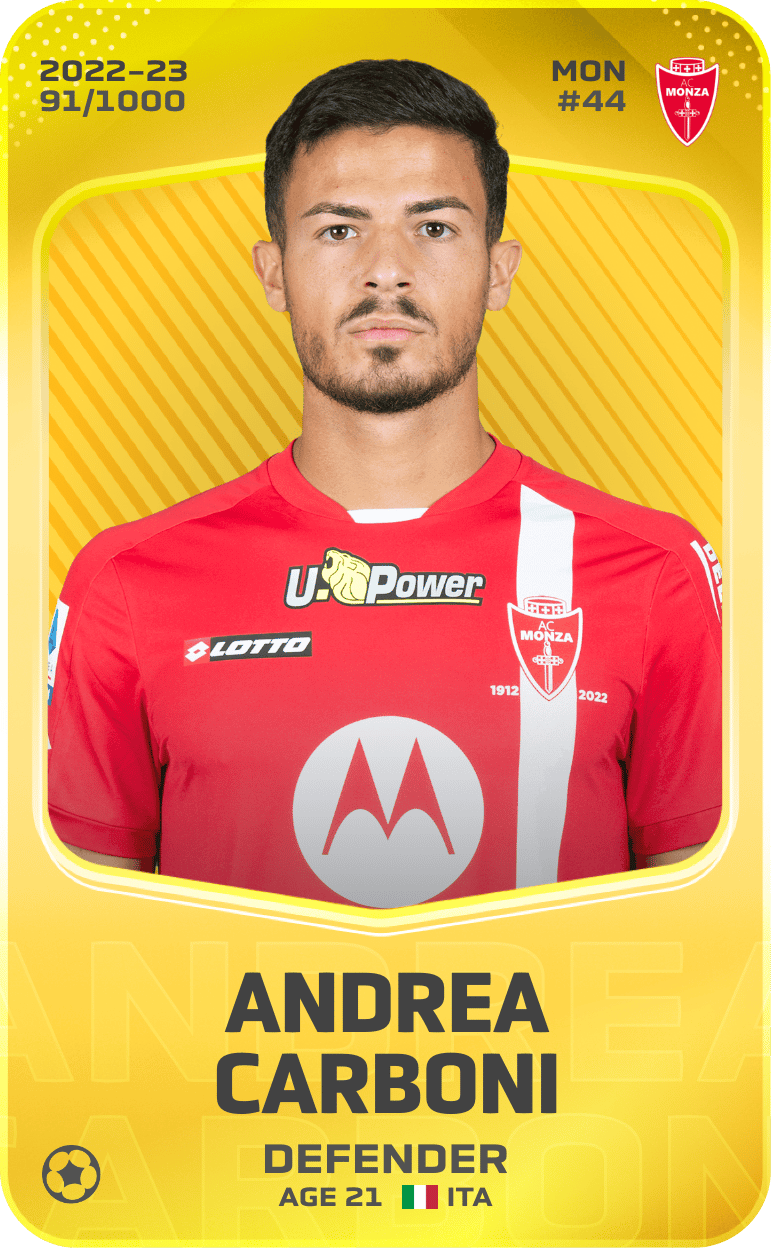 Andrea Carboni 2022-23 • Limited 91/1000
