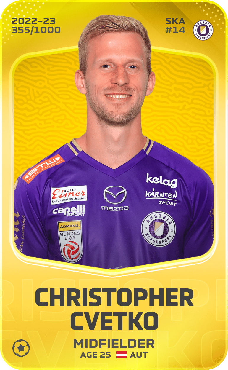 Christopher Cvetko 2022-23 • Limited 355/1000