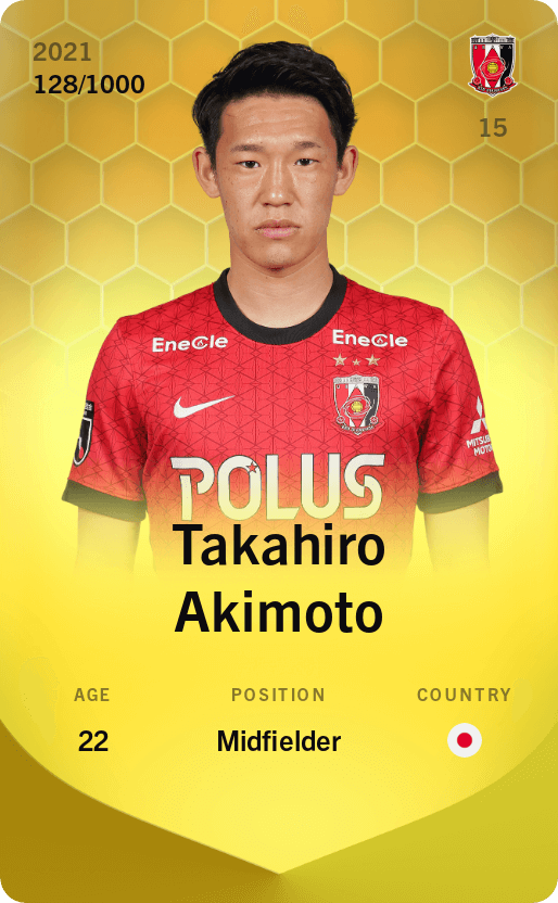 Takahiro Akimoto 2021-22 • Limited 128/1000