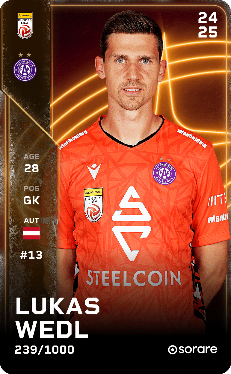 Lukas Wedl 2024-25 • Limited 239/1000