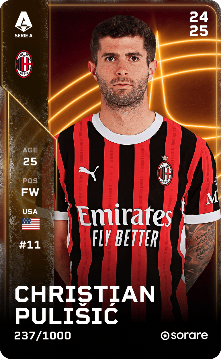 Christian Pulišić 2024-25 • Limited 237/1000