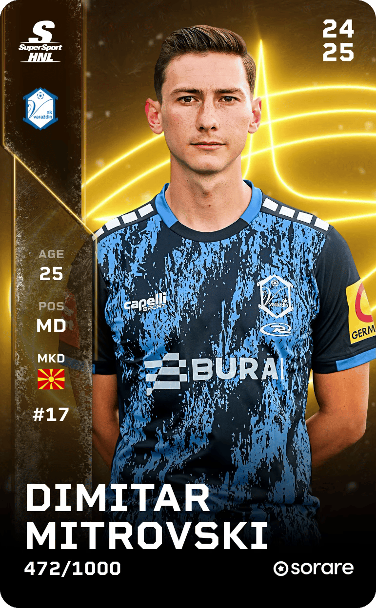 Dimitar Mitrovski 2024-25 • Limited 472/1000