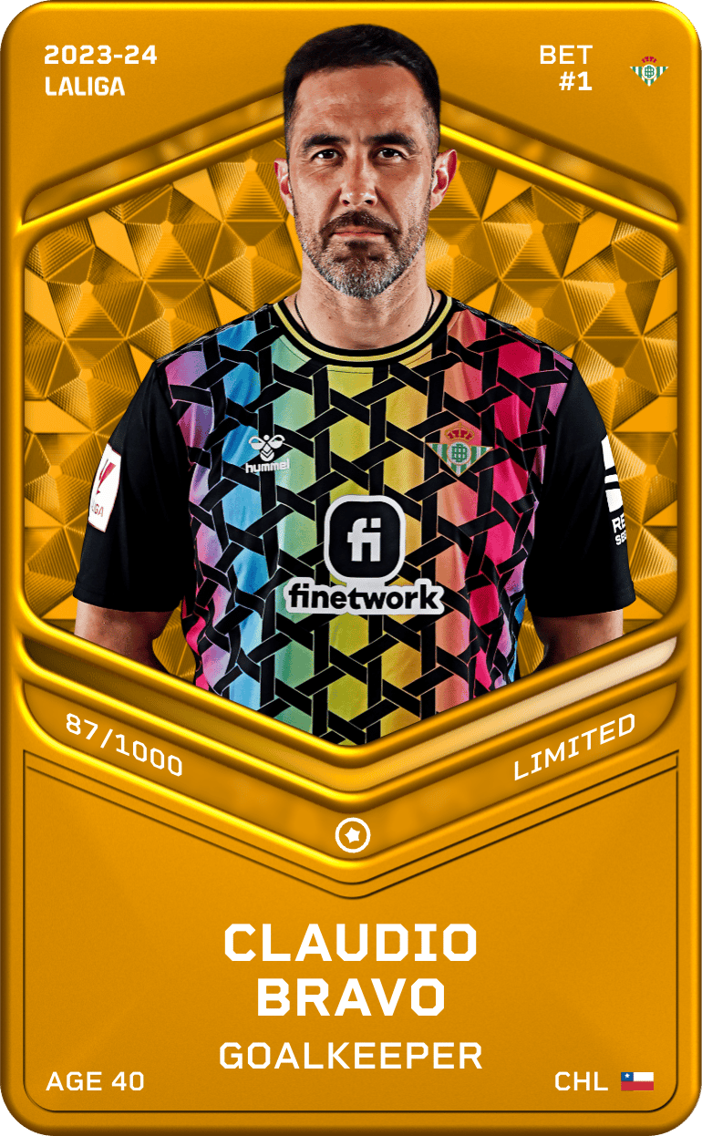 Claudio Bravo 2023-24 • Limited 87/1000