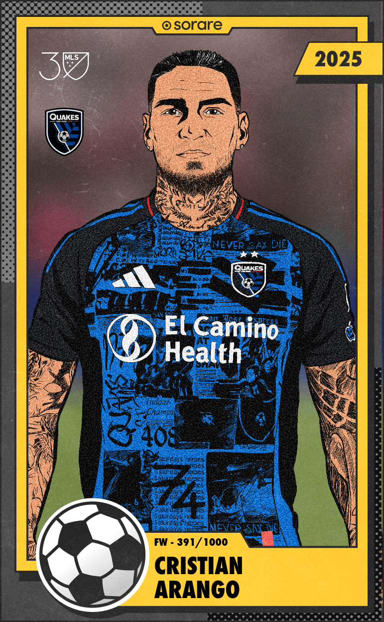 Cristian Arango 2025-26 • Limited 391/1000