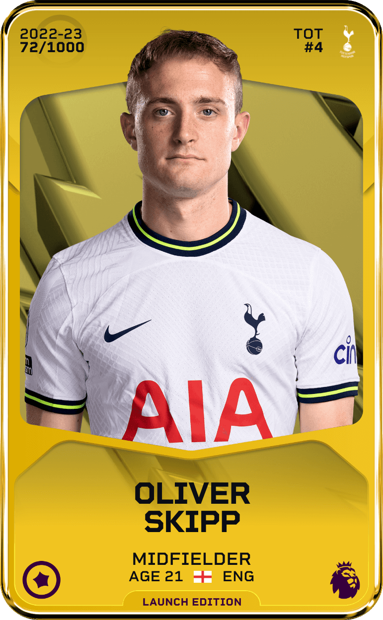 Oliver Skipp 2022-23 • Limited 72/1000